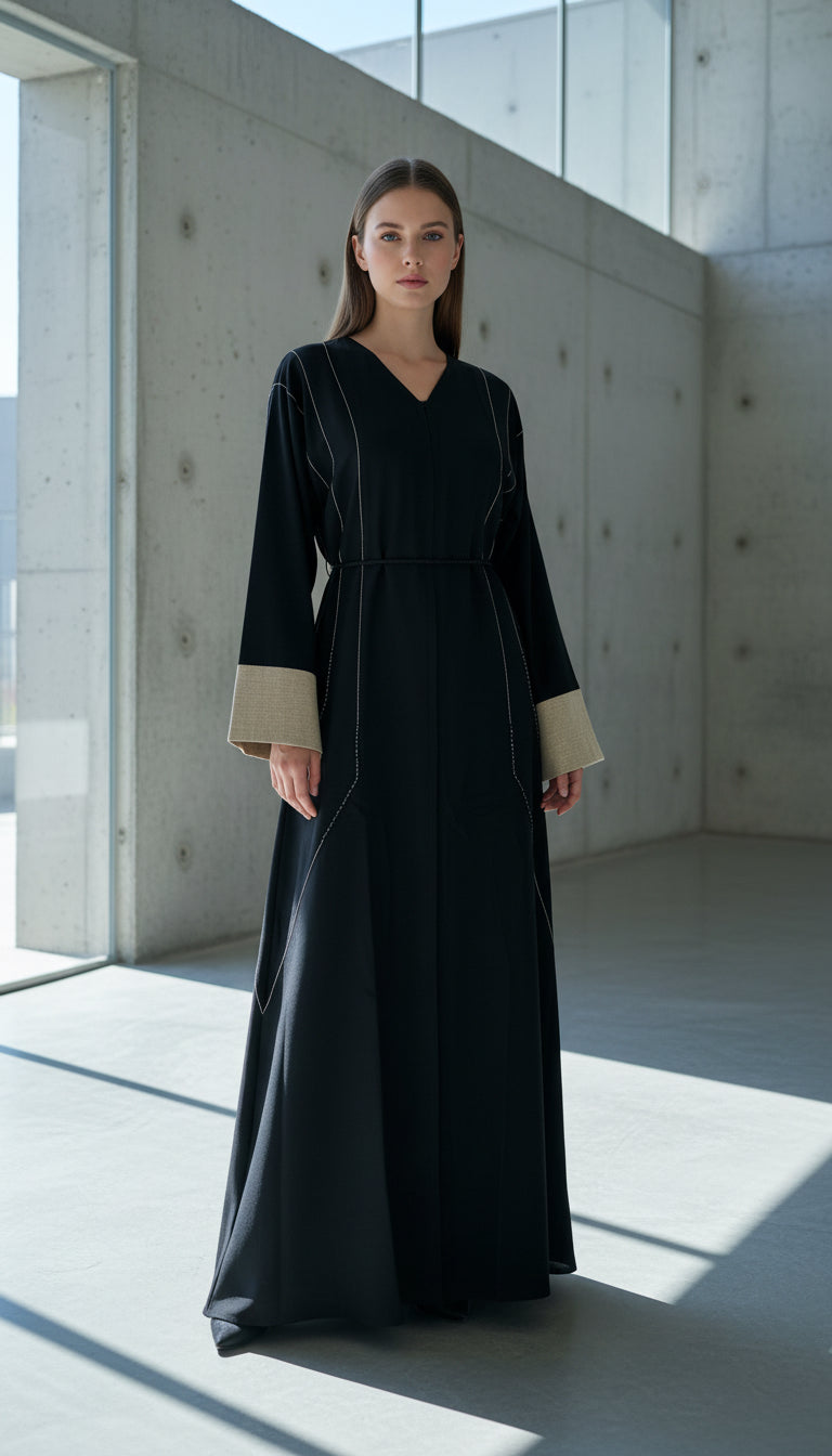 ABAYA BLAZER MANCHE BEIGE